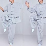 Buddha Stones Meditation Zen Prayer Spiritual Tai Chi Qigong Practice Unisex Embroidery Clothing Set (Extra 30% Off | USE CODE: FS30) - image 29