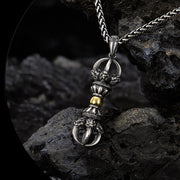 FREE Today: Unyielding Power Tibetan Dorje Vajra Design Necklace Pendant FREE FREE 1