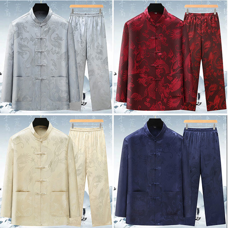 2024 3 colors Men's quilted long coats padded jackets ramie robe monk robe Zen clothing Men's hanfu Tang suits Jackets Kung Fu Qipao jackets