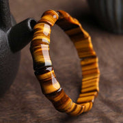 Buddha Stones Natural Tiger Eye Strength Protection Bracelet (Extra 30% Off | USE CODE: FS30) - 12*15mm - image 3