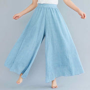 Buddha Stones Women Casual Loose Cotton Linen Wide Leg Pants For Yoga Dance Wide Leg Pants BS 34