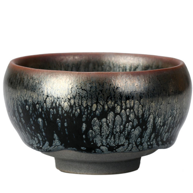 Buddha Stones 24K Gold Inlaid Sunflower Chinese Jianzhan Glaze Kiln Change Ceramic Teacup Tenmoku Kung Fu Tea Cup (Extra 35% Off | USE CODE: FS35) - image 13