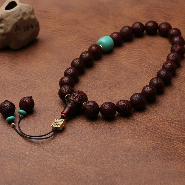 Buddha Stones Tibetan Bodhi Seed Agate Bead Luck Wealth Tassel Charm Wrist Mala (Extra 30% Off | USE CODE: FS30) - image 25