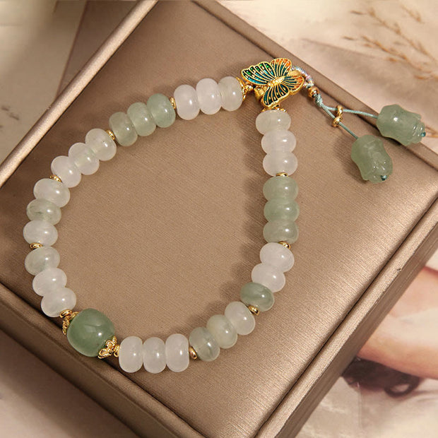 FREE Today: Bring Healing Energy Butterfly Jade Abundance Bracelet