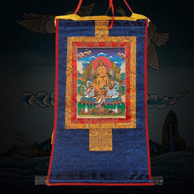 Buddha Stones Tibetan Framed Thangka Blessing Protection Decoration (Extra 30% Off | USE CODE: FS30) - image 9
