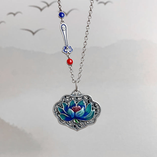 Buddha Stones Lotus Auspicious Cloud New Beginning Necklace Pendant Ring (Extra 30% Off | USE CODE: FS30) - image 3