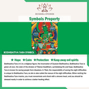Buddha Stones Cinnabar Bodhisattva Tara Symbol Calm Bracelet Mala