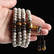 Buddha Stones Handmade Tibetan Tiger Eye Bodhi Seed Peace Bracelet Bracelet BS 6