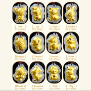 Buddha Stones Chinese Zodiac White Jade Purification Necklace (Extra 35% Off | USE CODE: FS35) - Pig - image 2