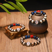 Buddha Stones Tibetan Five God of Wealth Thangka Liuli Glass Bead Chinese Zodiac Protection Bracelet (Extra 35% Off | USE CODE: FS35) - image 8