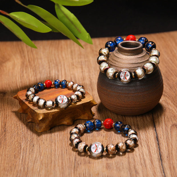 Buddha Stones Tibetan Five God of Wealth Thangka Liuli Glass Bead Chinese Zodiac Protection Bracelet (Extra 35% Off | USE CODE: FS35) - image 8
