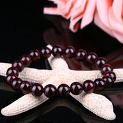 Buddha Stones Natural Garnet Bead Passion Bracelet Bracelet BS 2