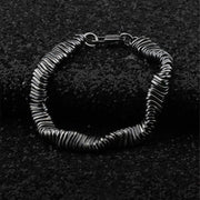 Buddha Stones 925 Sterling Silver Vintage Twisted Design Wealth Healing Chain Bracelet (Extra 30% Off | USE CODE: FS30) - image 1