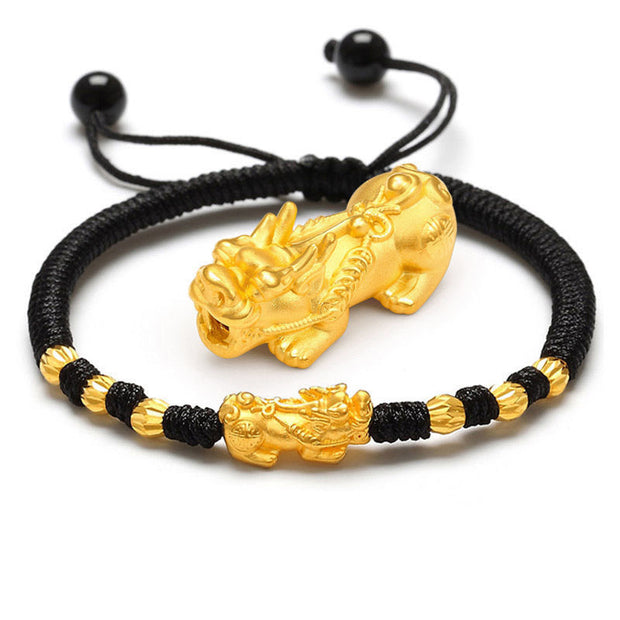 Buddha Stones Double Pixiu Wealth String Bracelet (Extra 40% Off | USE CODE: FS40) - image 0