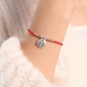 Buddha Stones Handmade 999 Sterling Silver Year of the Dragon Cute Chinese Zodiac Luck Braided Bracelet (Extra 35% Off | USE CODE: FS35) - image 6