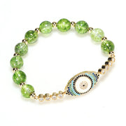 Buddha Stones "May Light and Protection Be With You" Peridot Bracelet Includes Gift Message Card - image 3
