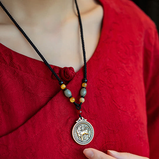 FREE Today: Wealth and Fortune 12 Chinese Zodiac Blessing Necklace Pendant