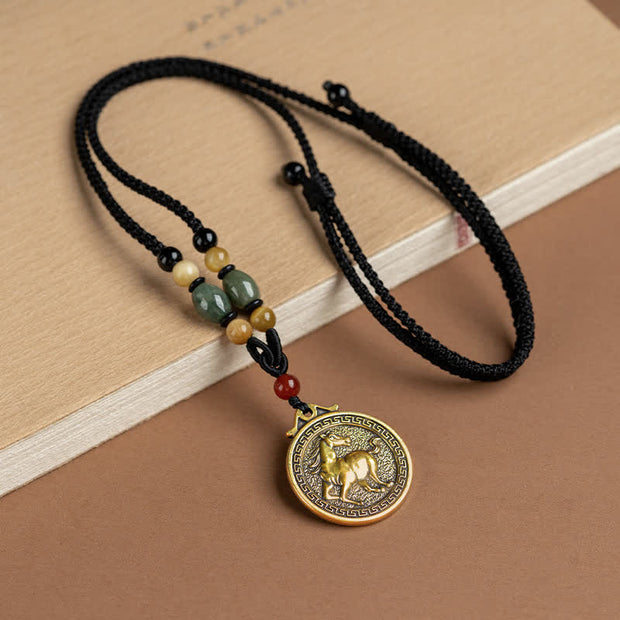 FREE Today: Wealth and Fortune 12 Chinese Zodiac Blessing Necklace Pendant