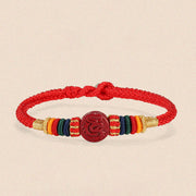 Buddha Stones Year of the Dragon 925 Sterling Silver Chinese Zodiac Cinnabar Auspicious Matches Blessing Bracelet (Extra 35% Off | USE CODE: FS35) - image 13