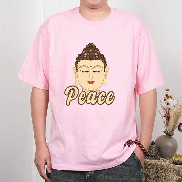 Buddha Stones Peace Buddha Tee T-shirt T-Shirts BS 12