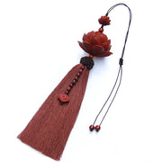 Buddha Stones Tibetan Small Leaf Red Sandalwood Lotus Luck Protection Tassel Decoration (Extra 35% Off | USE CODE: FS35) - image 14