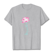 Buddha Stones BREATHE Lotus Tee T-shirt T-Shirts BS LightGrey 2XL