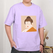 Buddha Stones Close Eyes And Relax Buddha Tee T-shirt T-Shirts BS 16
