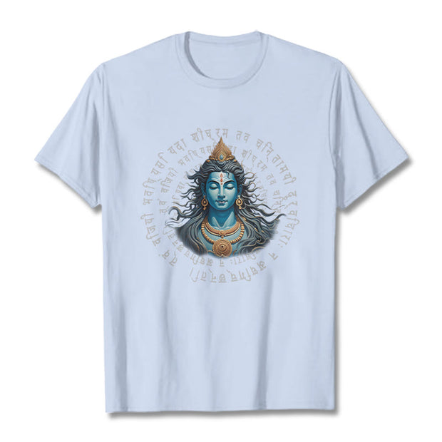 Buddha Stones Sanskrit You Have Won When You Learn Tee T-shirt T-Shirts BS LightCyan 2XL