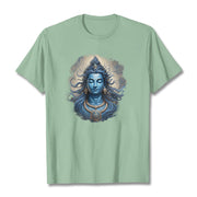 Buddha Stones OM NAMAH SHIVAYA Buddha Tee T-shirt T-Shirts BS PaleGreen 2XL