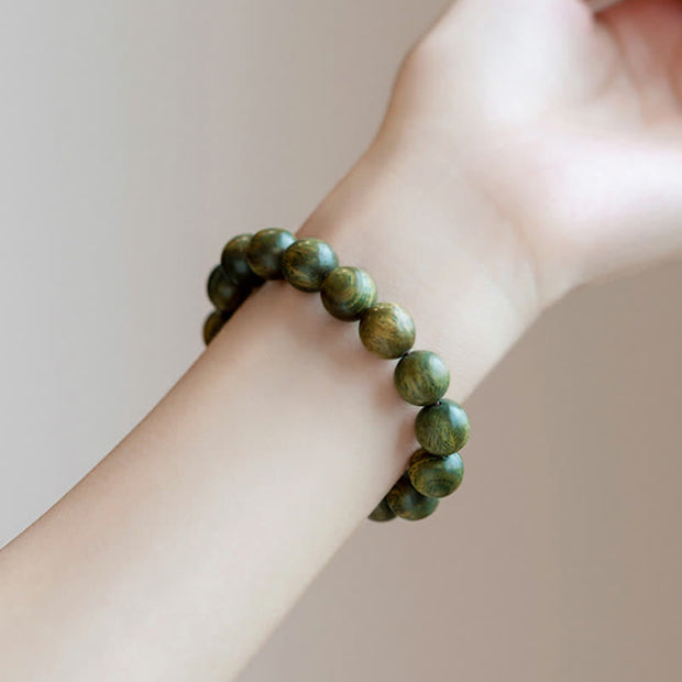 Buddha Stones Tibetan Green Sandalwood Soothing Cure Bracelet (Extra 35% Off | USE CODE: FS35) - image 11