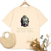 Buddha Stones How People Treat You Is Their Karma Buddha Tee T-shirt T-Shirts BS 32