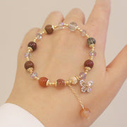 FREE Today: Brings Love and Freedom Rutilated Quartz Butterfly Bracelet