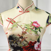 Buddha Stones Peony Flower Print Cheongsam Dress Women's Qipao (Extra 30% Off | USE CODE: FS30) - image 4