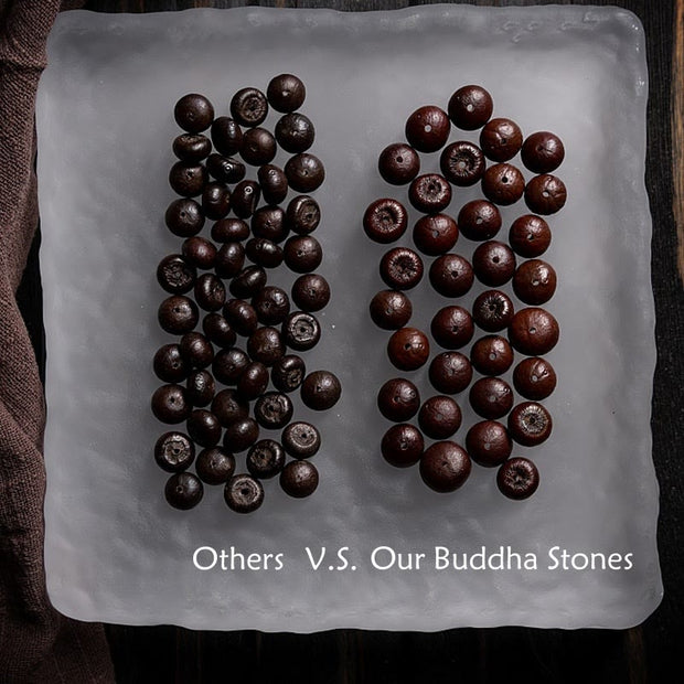 Buddha Stones Tibet Natural Purple Bodhi Seed Hetian Cyan Jade Bead Wisdom Bracelet 6