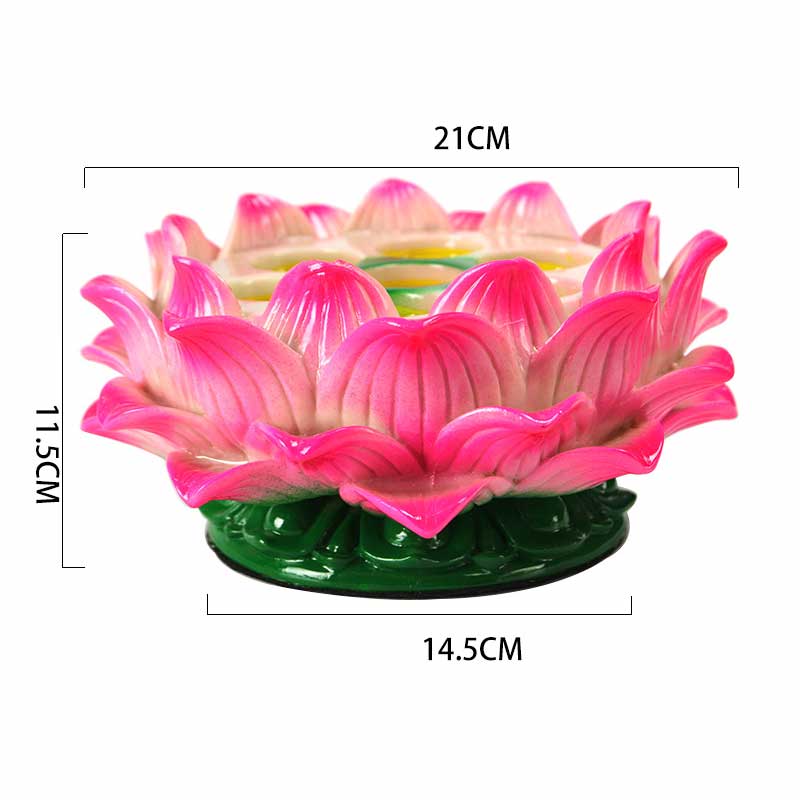 花瓶・フラワースタンド madoka rindal flower base large size Buddha Stones Meditation Prayer Altar Lotus Flower Candle