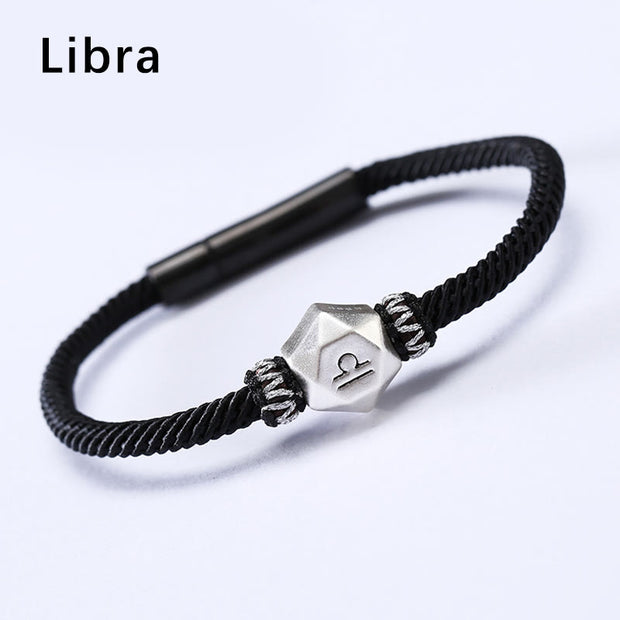 Buddha Stones 999 Sterling Silver 12 Constellations of the Zodiac Protection Handmade String Bracelet (Extra 35% Off | USE CODE: FS35) - image 14