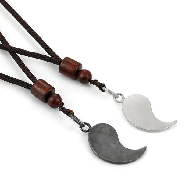 Buddha Stones 990 Sterling Silver Yin Yang Balance Harmony Necklace Pendant (Extra 30% Off | USE CODE: FS30) - image 16