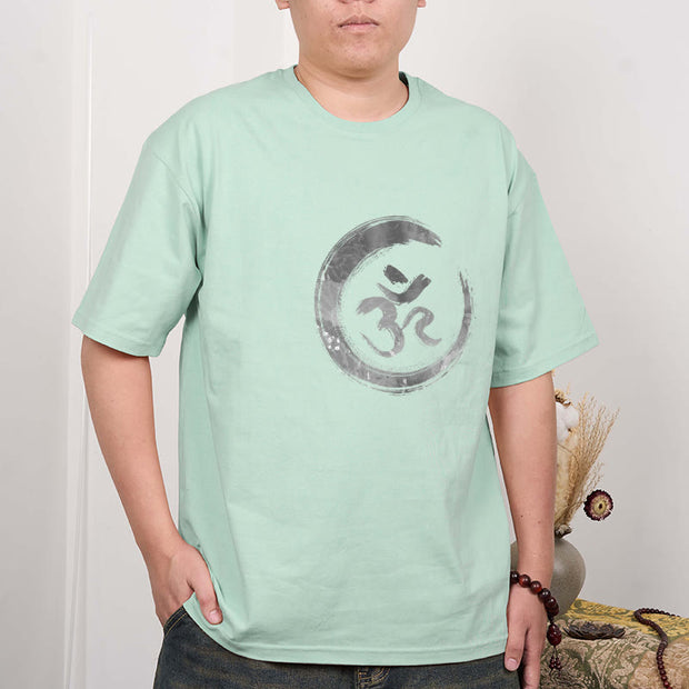 Buddha Stones OM Mantra Sanskrit Tee T-shirt T-Shirts BS 13