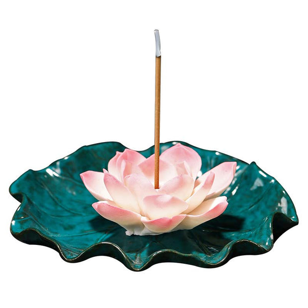 Buddha Stones Tibetan Lotus Blessing Incense Burner Decoration (Extra 30% Off | USE CODE: FS30) - image 6