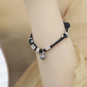 Buddha Stones 925 Sterling Silver Gold Swallowing Beast Koi Fish Wealth Handcrafted Braided Bracelet - image 5