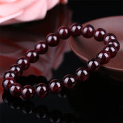 Buddha Stones Natural Garnet Bead Passion Bracelet Bracelet BS 1