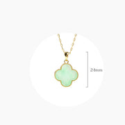 Buddha Stones "May Luck and Joy Be With You" Jade Necklace Includes Gift Message Card - image 9