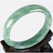 Buddha Stones Natural Jade Prosperity Bangle Bracelet Bracelet BS main