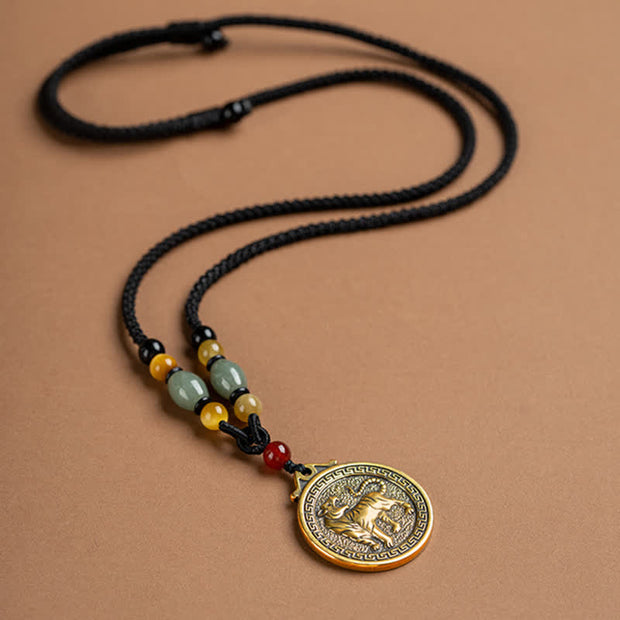 FREE Today: Wealth and Fortune 12 Chinese Zodiac Blessing Necklace Pendant