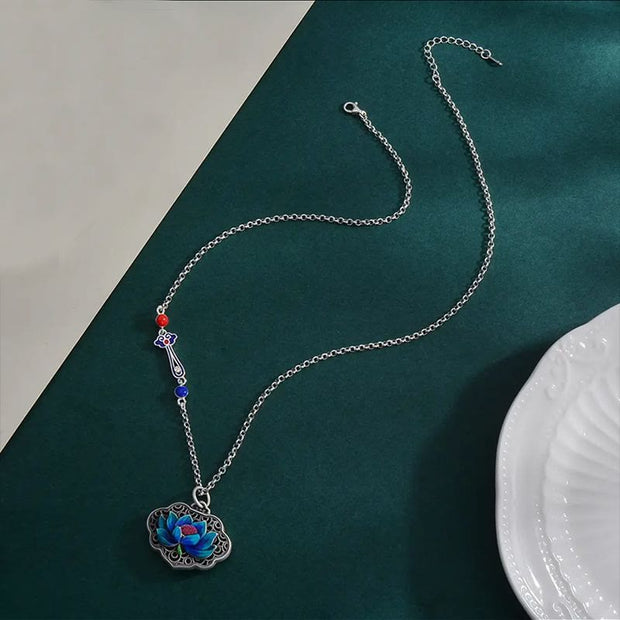 Buddha Stones Lotus Auspicious Cloud New Beginning Necklace Pendant Ring (Extra 30% Off | USE CODE: FS30) - image 1