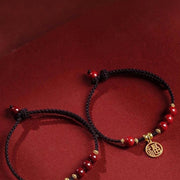 Buddha Stones Cinnabar Bead Fu Character Charm Blessing Braided String Bracelet (Extra 30% Off | USE CODE: FS30) - image 5