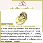 Buddha Stones Natural Citrine Pixiu Wealth Protection Bracelet