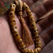 Buddha Stones Tibetan Yak Bone The Lord Of The Corpse Forest Keep Away Evil Spirits Bracelet Bracelet BS 1