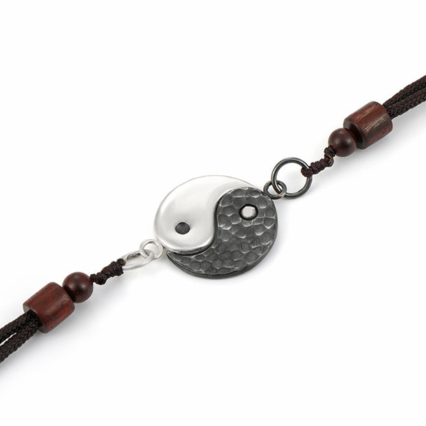 Buddha Stones 990 Sterling Silver Yin Yang Balance Harmony Necklace Pendant (Extra 30% Off | USE CODE: FS30) - image 12