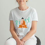 Buddha Stones RELAX Lotus Tee T-shirt